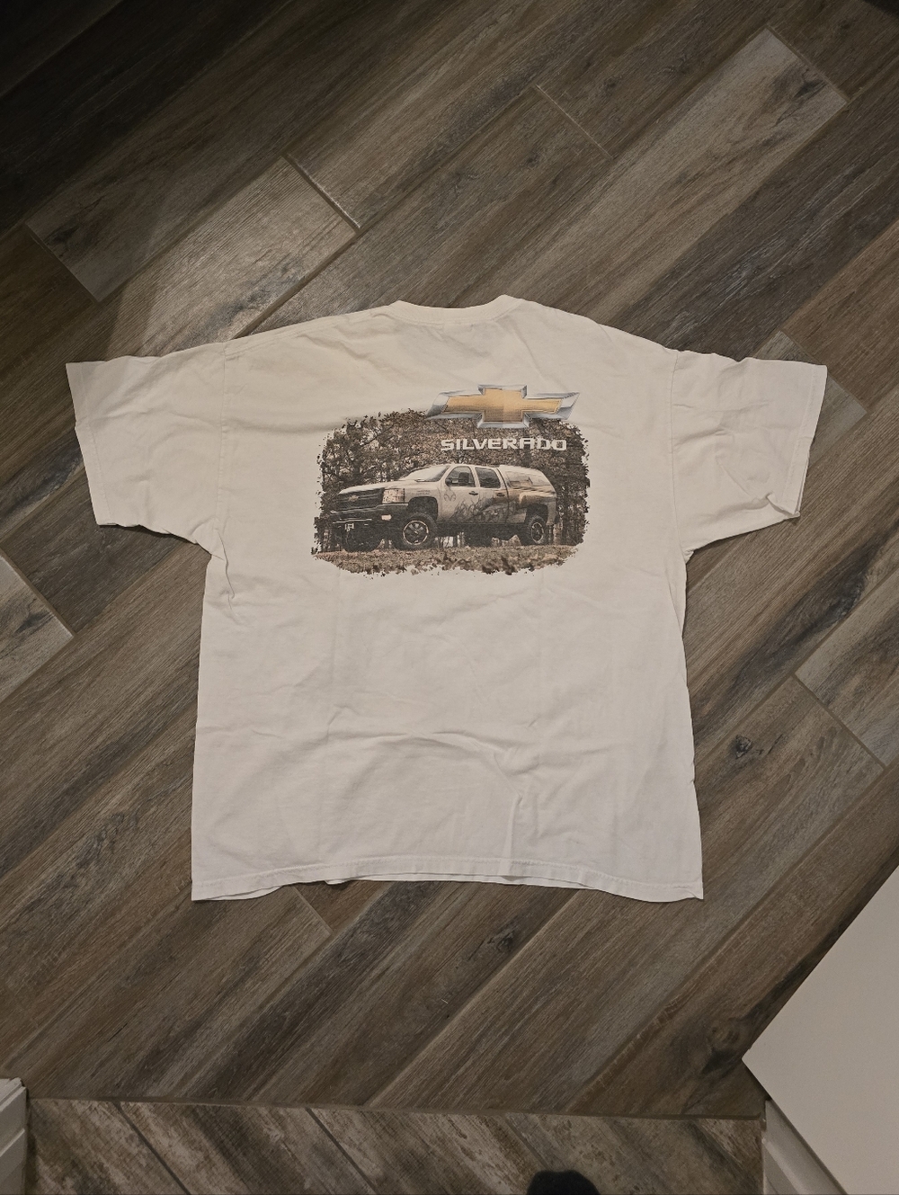 Vintage Y2K Chevrolet Silverado Promotional T Shirt Real Tree
